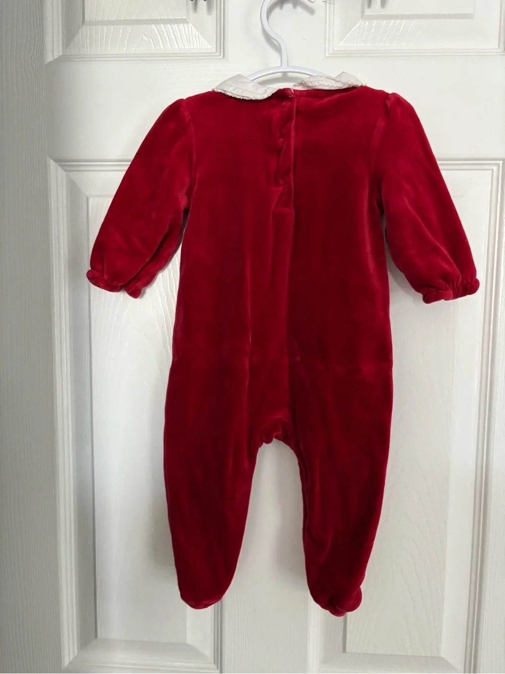 3-6 months Janie and Jack velour holiday once piece